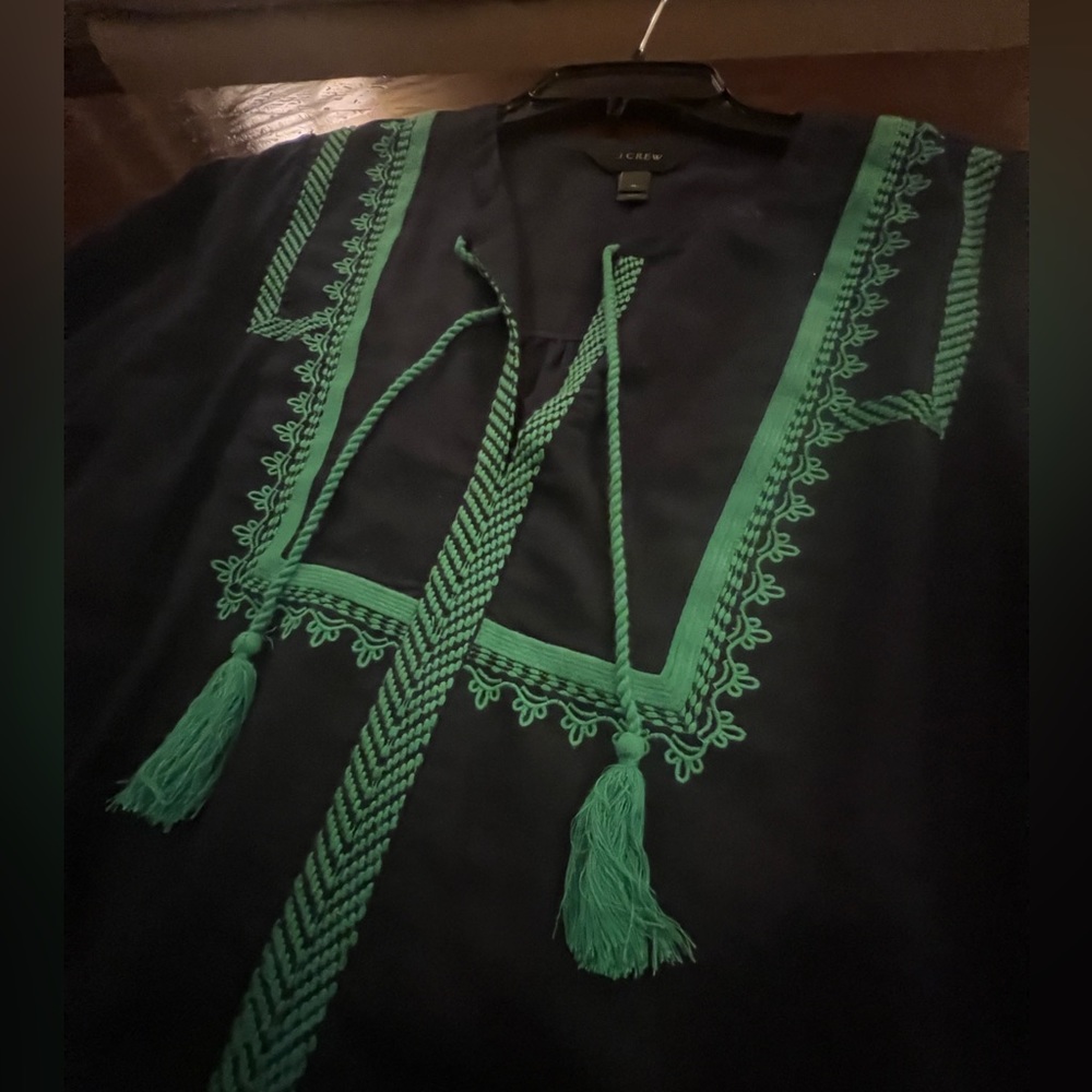 Size 4 J.Crew embroidered top.